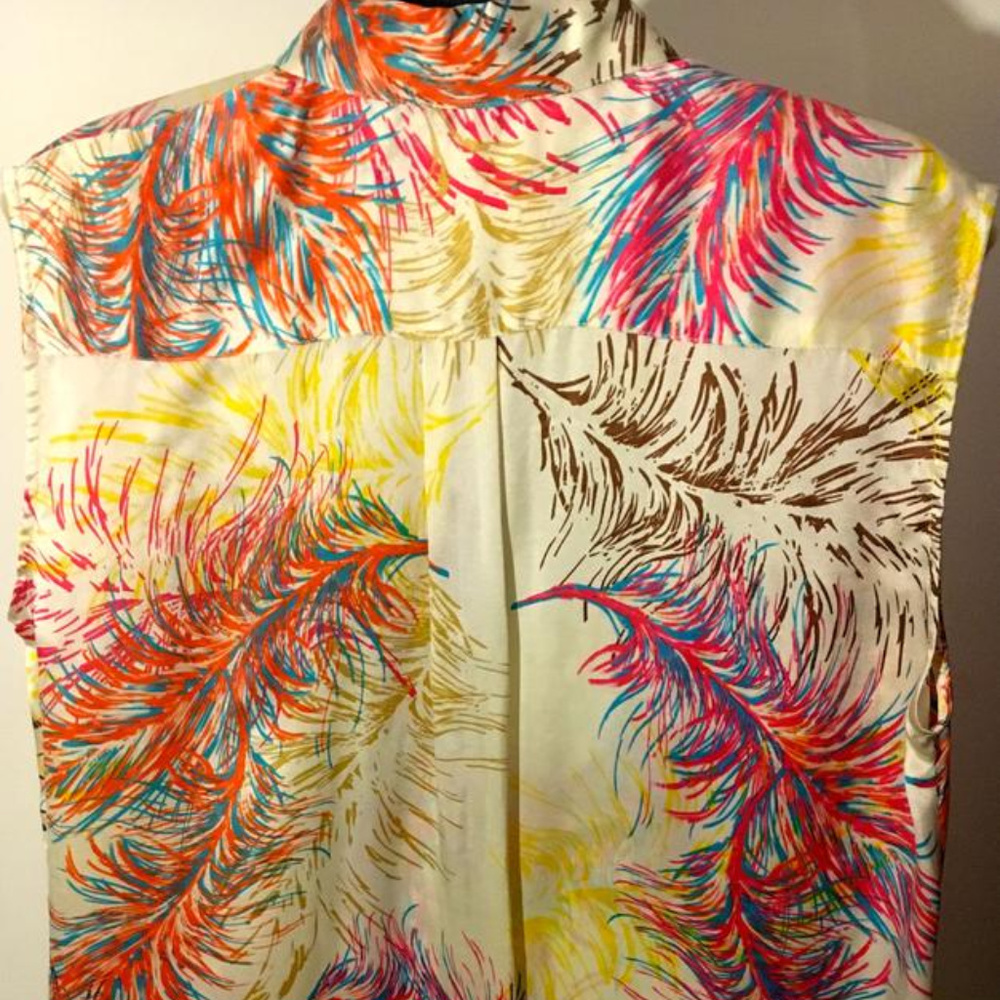 Amazing Vintage cabi Spring 2013 Feather Tunic ♥ - Picture 5 of 8